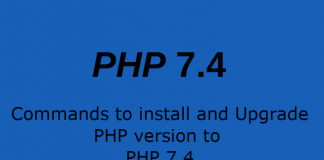 Commands to Upgrade PHP version to PHP 7.4 on Ubuntu Commands to install and upgrade PHP version