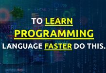 Learn Programming language faster than ever