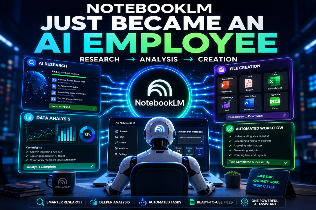 NotebookLM AI-powered research and creation